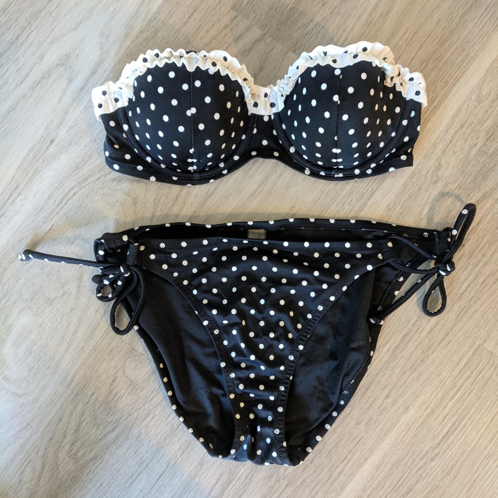 Victoria's Secret Polka Dot Bikini Set